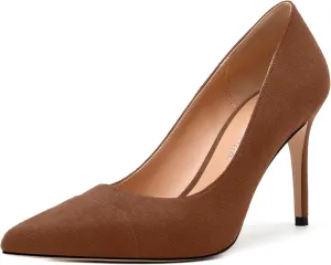 Women's Pumps, Closed Pointed Toe High Stiletto Heels Dress Wedding Pumps Shoes for Women