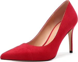 Women's Pumps, Closed Pointed Toe High Stiletto Heels Dress Wedding Pumps Shoes for Women