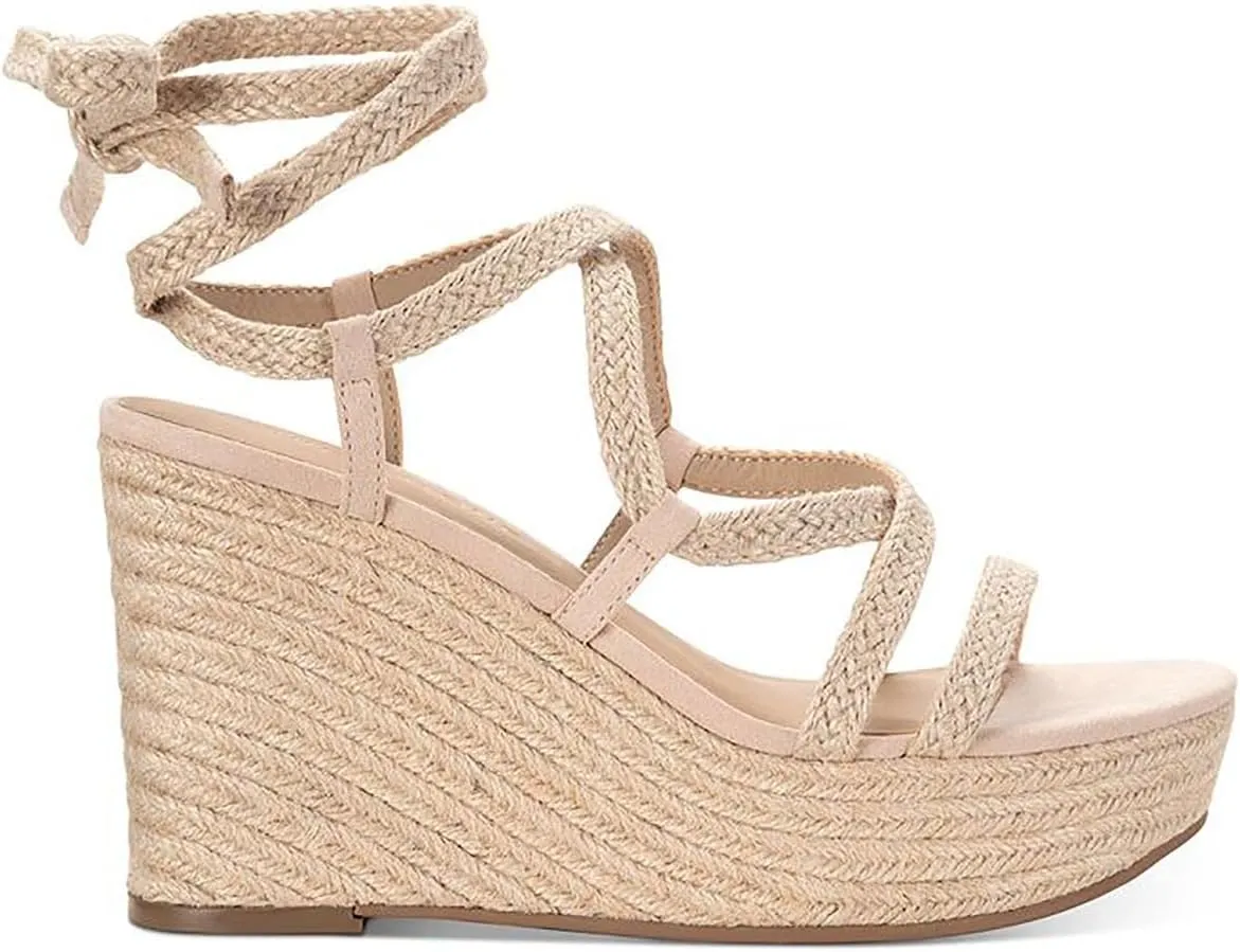 Womens Trinnie Strappy Casual Wedge Heels