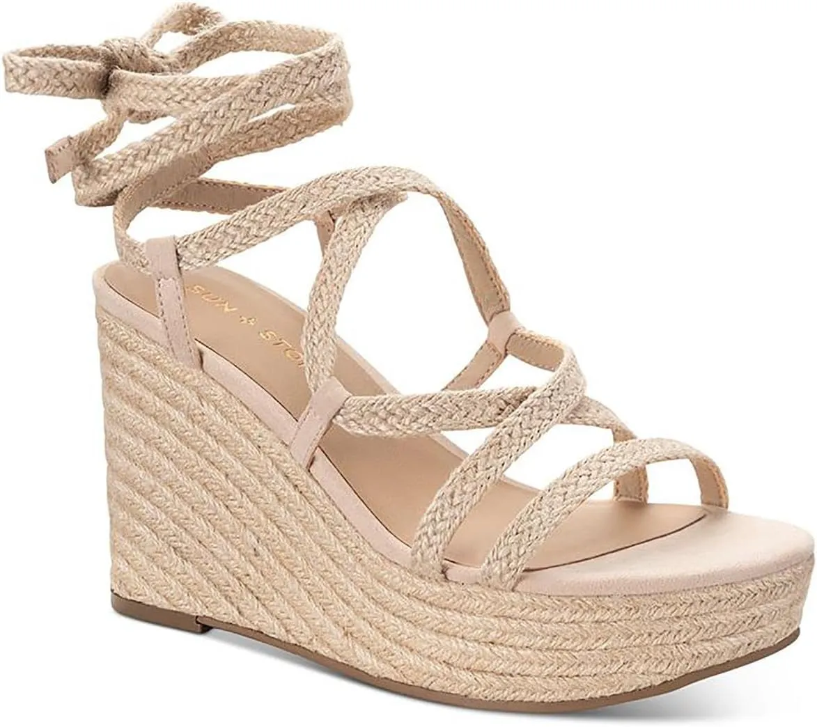 Womens Trinnie Strappy Casual Wedge Heels