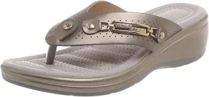Women's Wedge Flip Flops Beach Non Slip Wedge Sandal Breathable Open Toe Sandal Breathable Casual Flip Flops